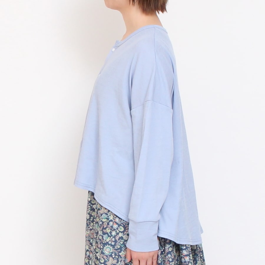 NARU ガーゼフライス ショートカーディガン