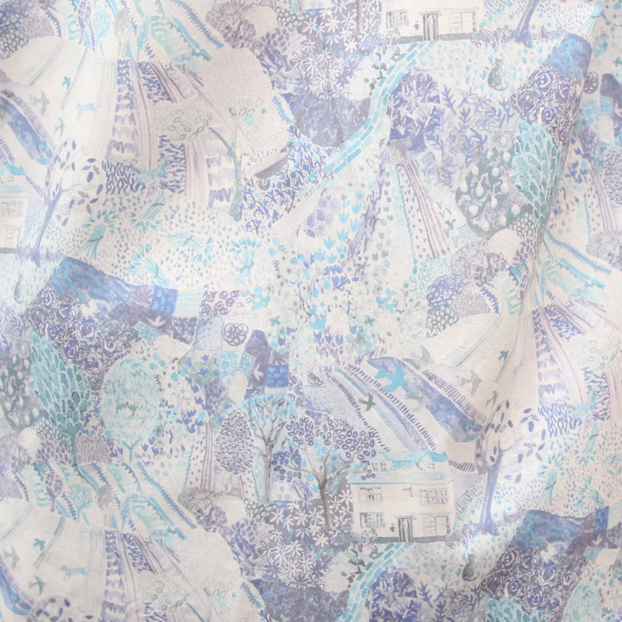 【30%OFF】【SAXのみ ラスト1点】LIBERTYロールアップ半袖シャツ(2506)