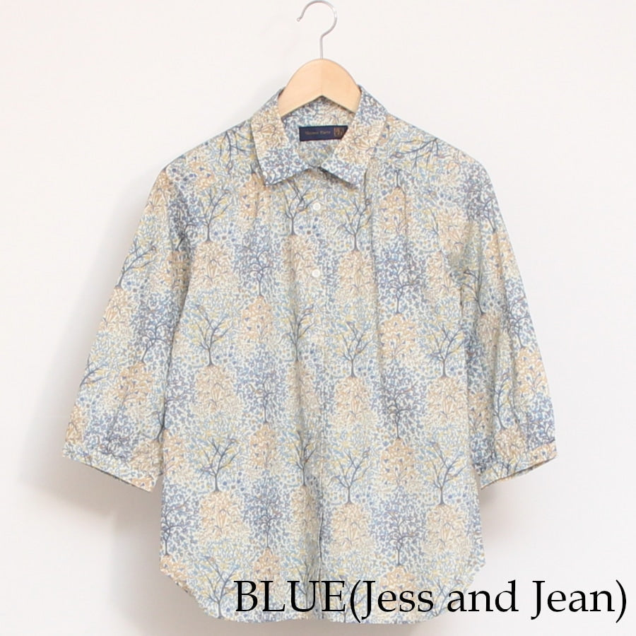 【20%OFF】【残り僅か】HOKKOH 7分袖レギュラーシャツ(2506)