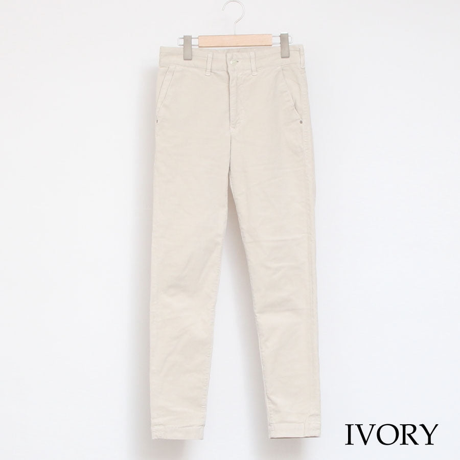 【30%OFF】【NAVY残り僅か】D.M.Gコーデュロイスリムトラウザーパンツ