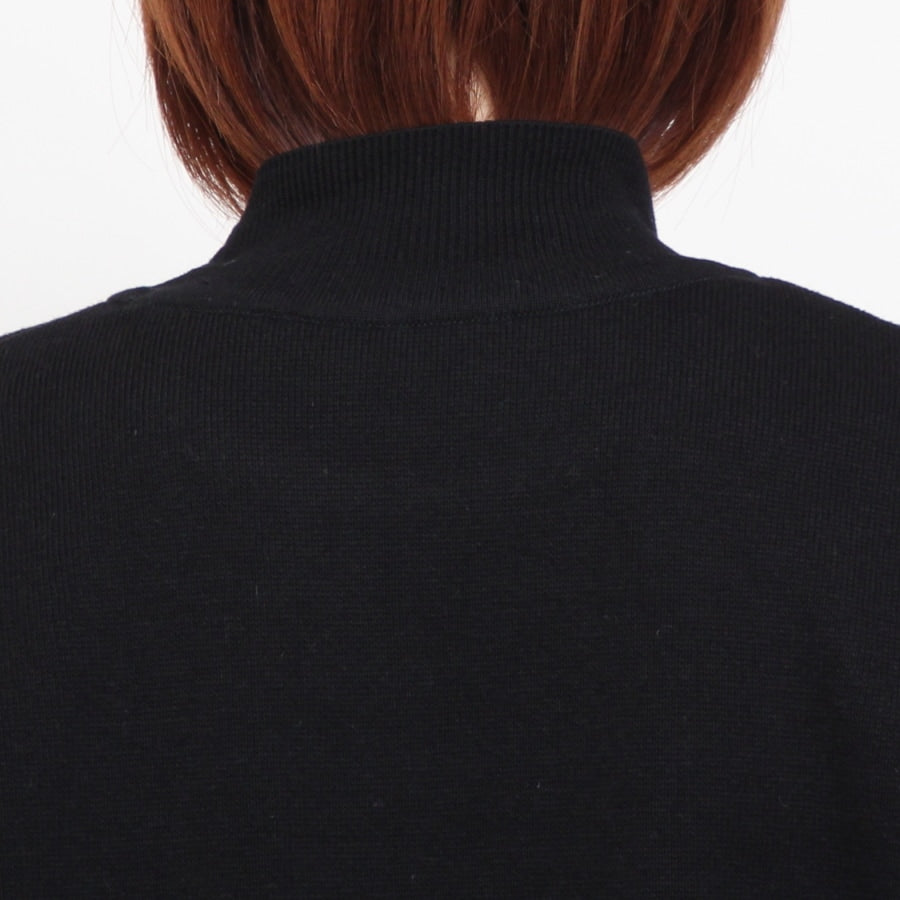 【再値下げ】NARUロール配色ニットプルオーバー