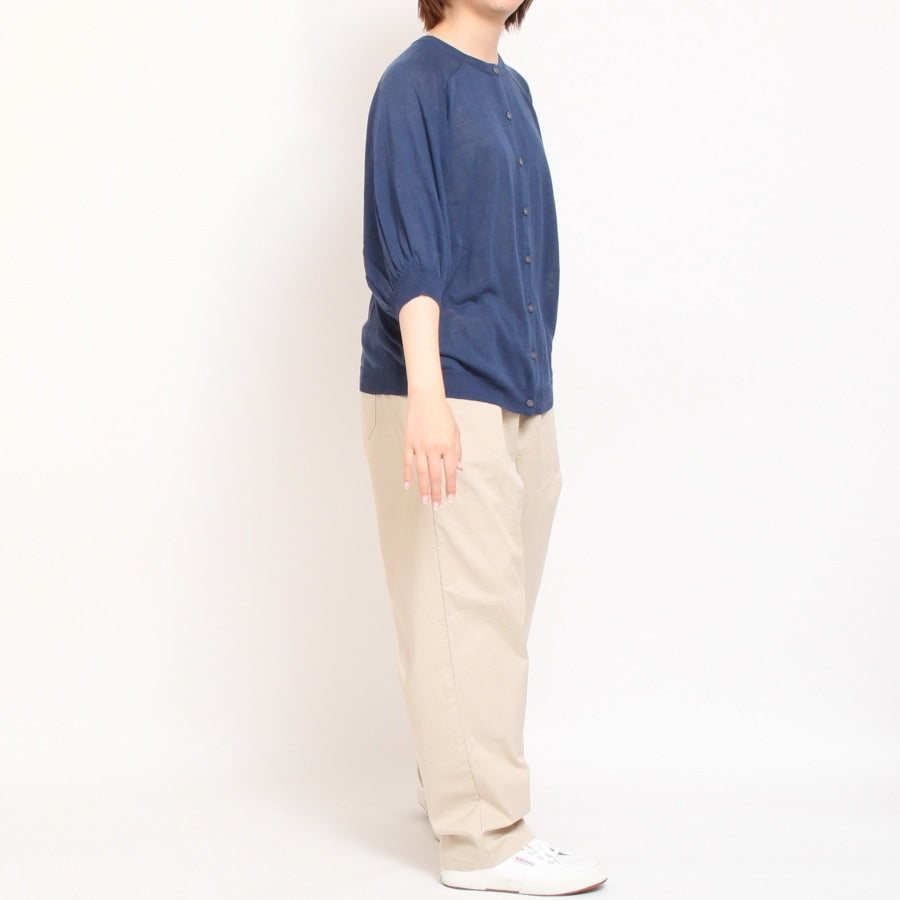 【40%OFF】【SAXラスト1点】mao made 前後2WAYドルマンカーディガン(2506)