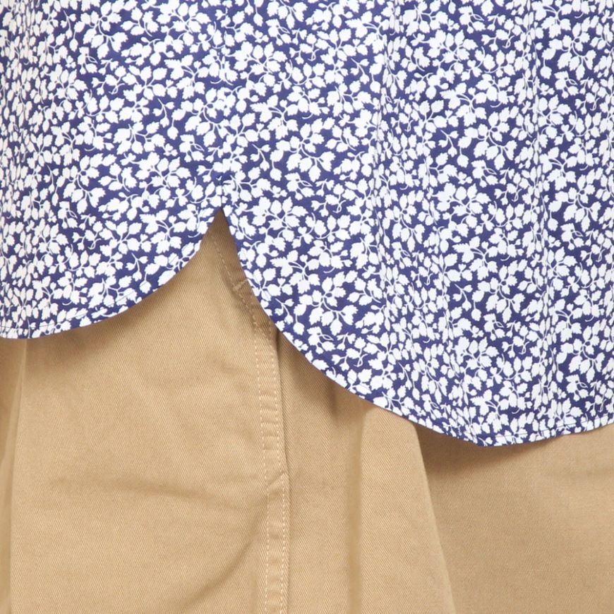 【KHAKI サイズ2のみ ラスト1点】リバティ半袖レギュラーシャツ(2408)