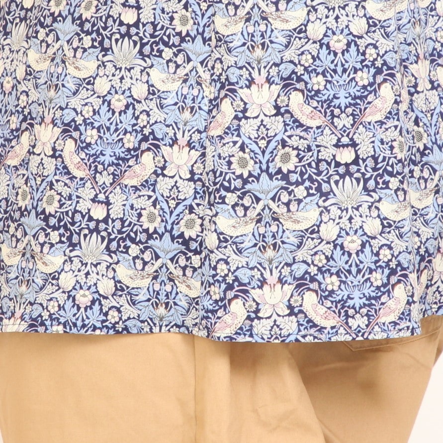 【30%OFF】【サイズ1のみ ラスト1点ずつ】LIBERTY前立てフリルフィットシャツ(2502)