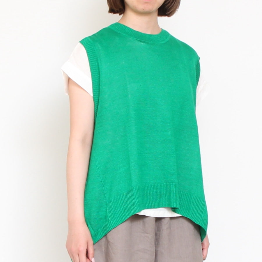 【40%OFF】【ラスト1点ずつ】Mao madeリネンAラインベスト
