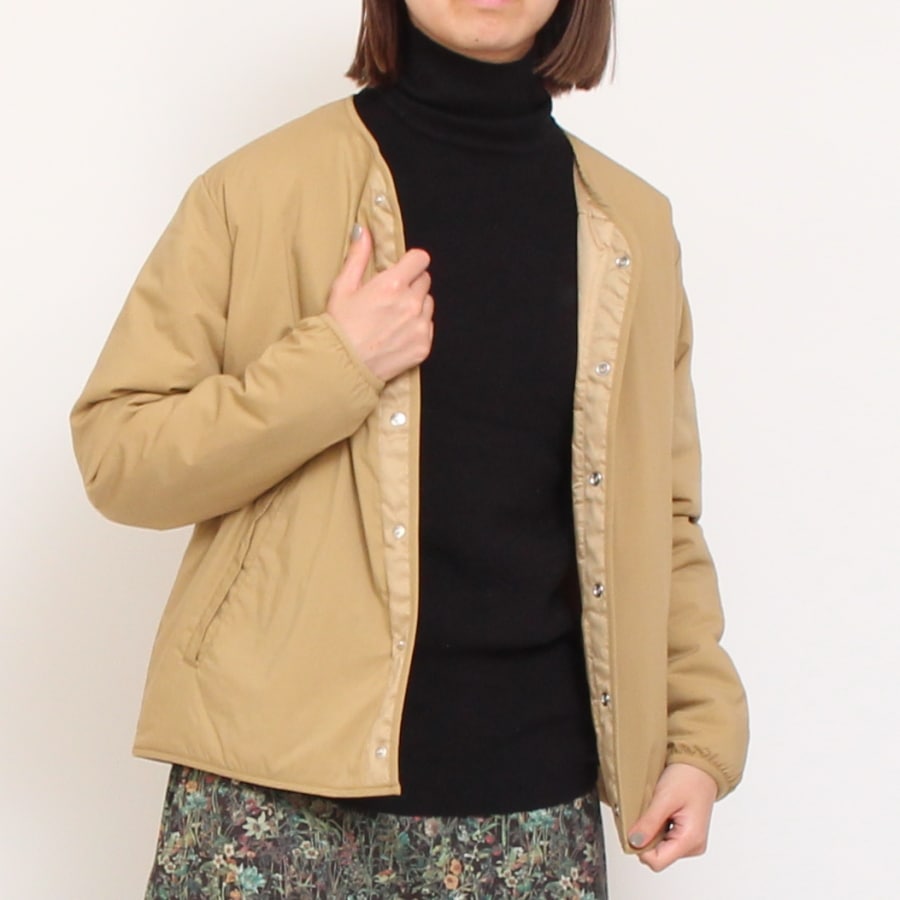 【20%OFF】【BEIGEのみ ラスト1点】D.M.Gインサレーションジャケット23