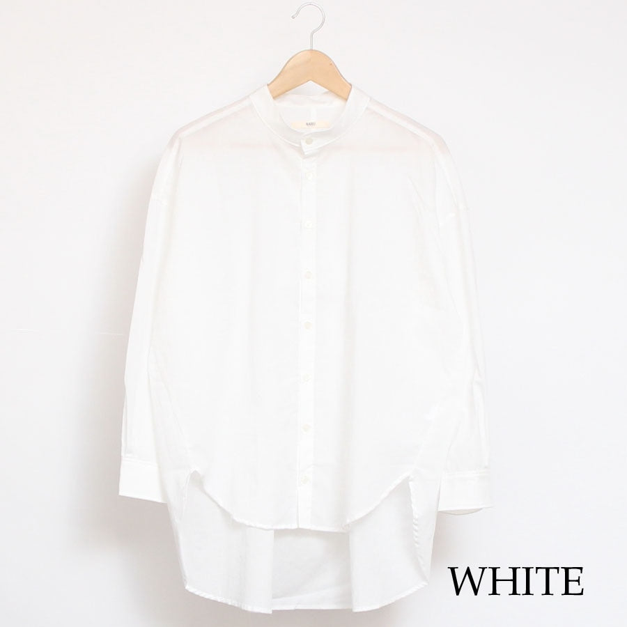 【30%OFF】【BLUEのみ ラスト1点】NARUふんわりローンスミスシャツ