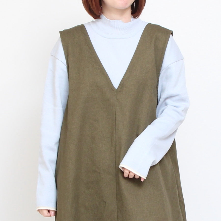 【再値下げ】NARUロール配色ニットプルオーバー