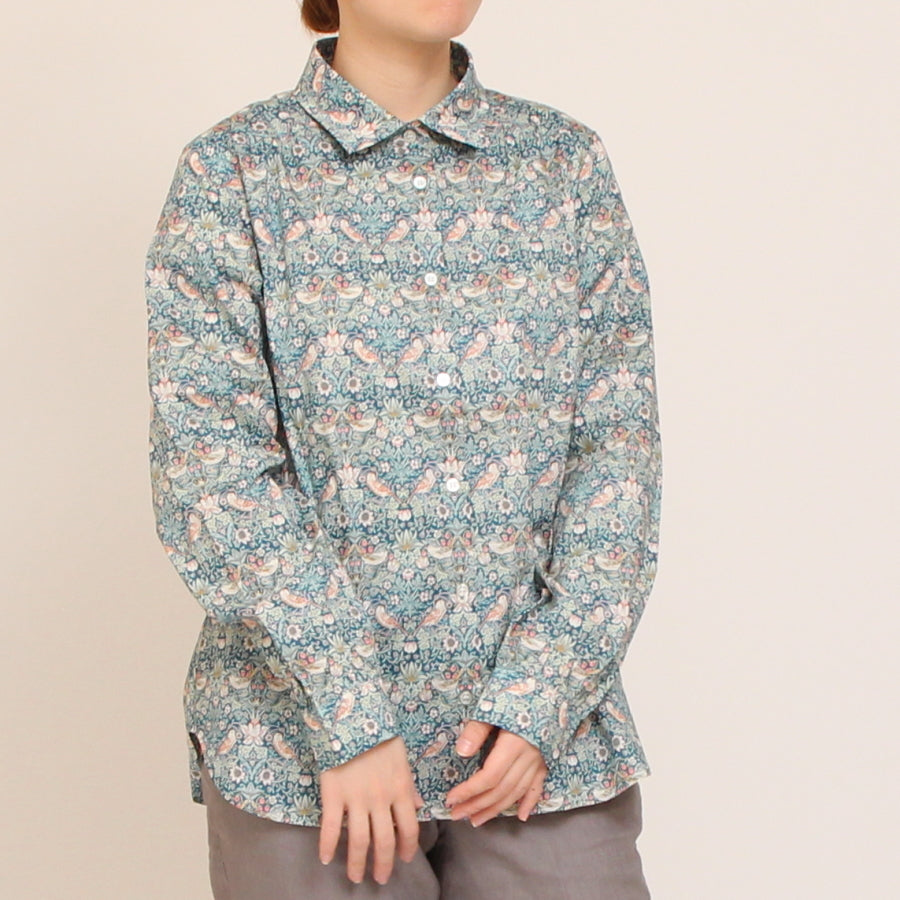 【20%OFF】【YELLOWのみ ラスト1点ずつ】リバティ長袖レギュラーシャツ(2503)