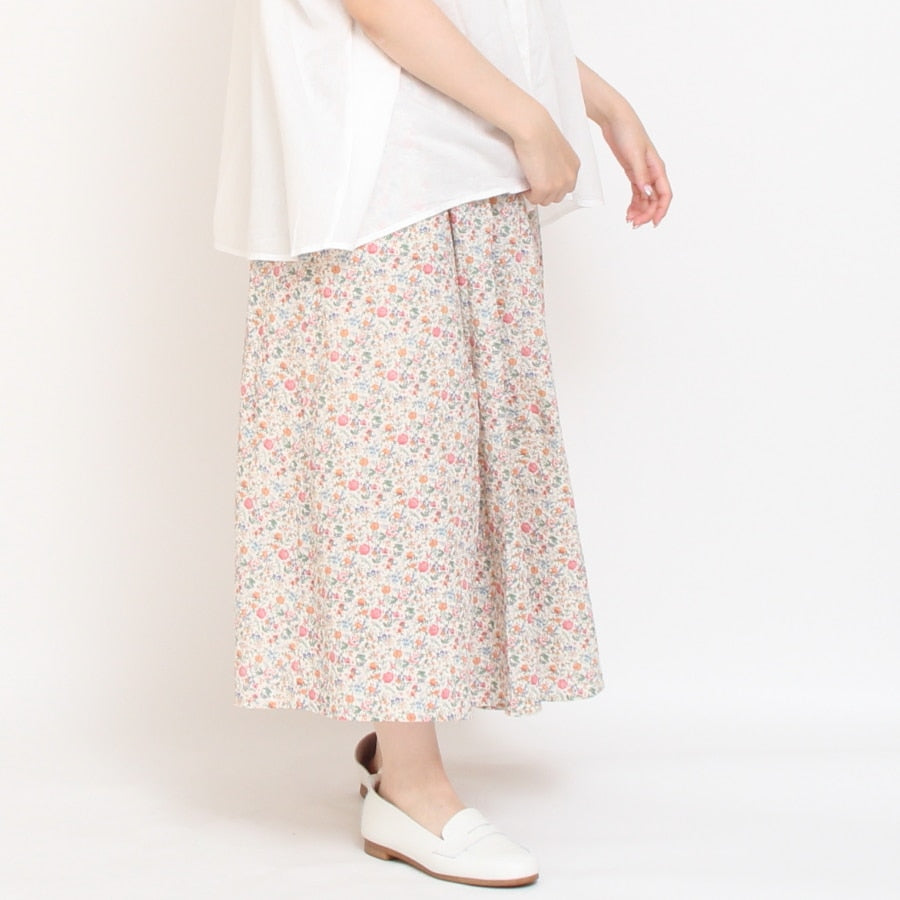 【20%OFF】【ラスト1点ずつ】NARU UNIリバティ フレアスカート