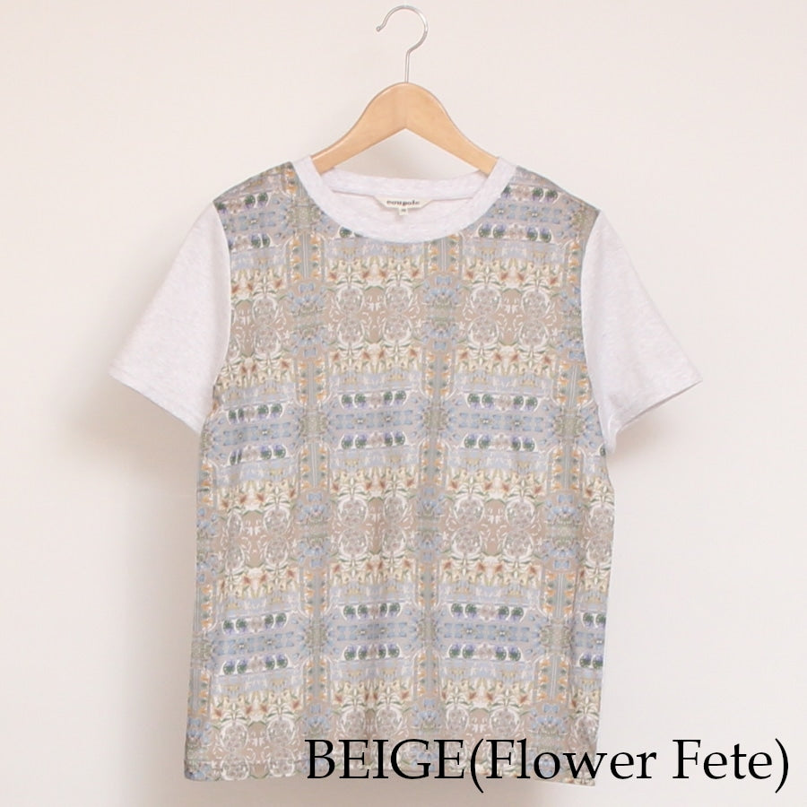 【BEIGEのみ ラスト1点】LIBERTY MIX Tシャツ(2507)