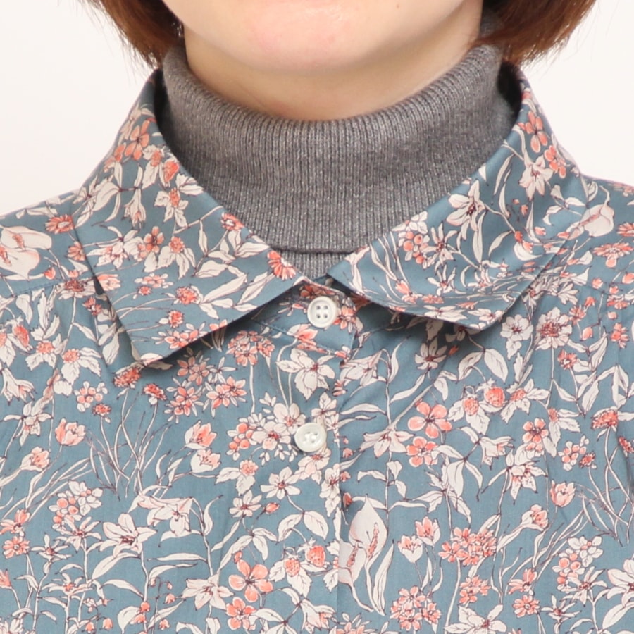 【20%OFF】【IVORYサイズ1のみ ラスト1点】24animals長袖レギュラーシャツ(2409)