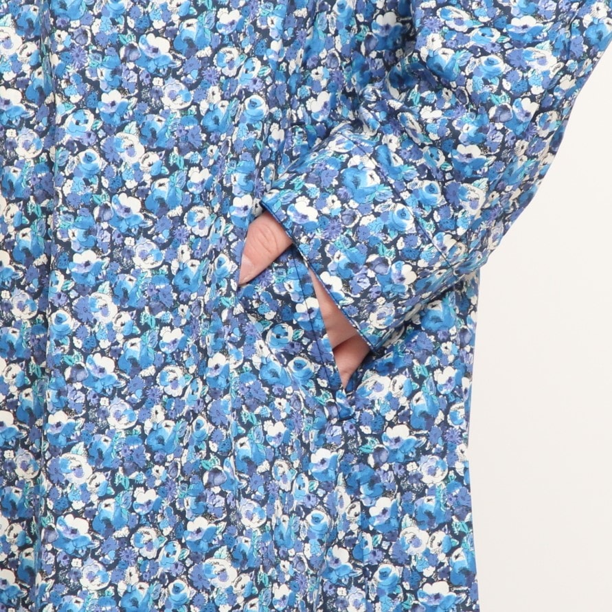 【20%OFF】【BLUEのみ 残り僅か】リバティバンドカラーフレアワンピース(2501)