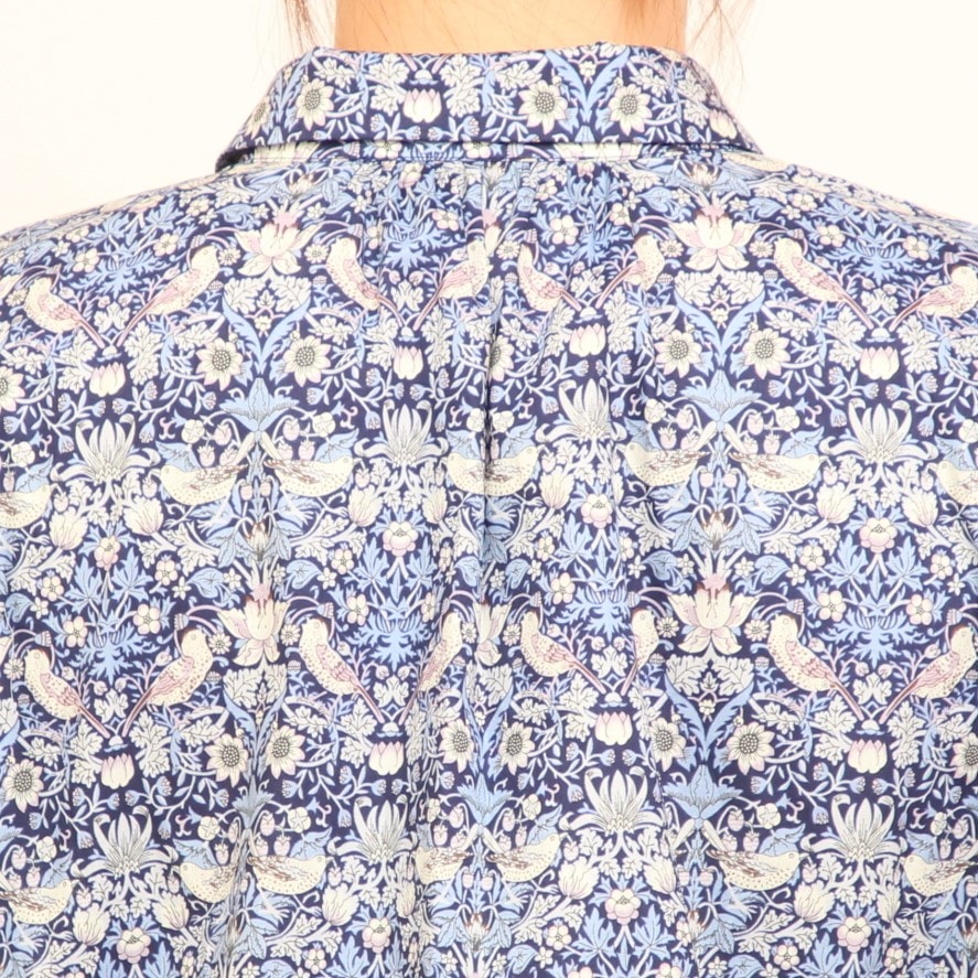 【30%OFF】【サイズ1のみ ラスト1点ずつ】LIBERTY前立てフリルフィットシャツ(2502)