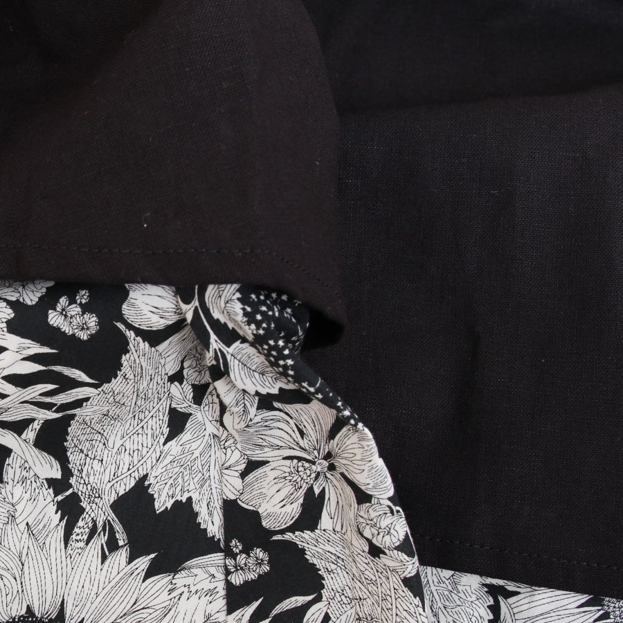 【20%OFF】【BLUEのみ ラスト1点】sosotto 裏地裾LIBERTYスカート