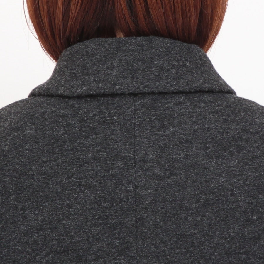 【再値下げ・40%OFF】【CHACOAL GRAY ラスト1点】裏リバティステンカラーコート(2410)