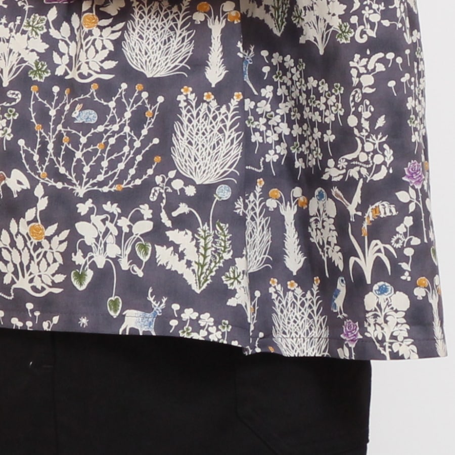 【20%OFF】【NAVYラスト1点】LIBERTY 2WAYシャーリングフレンチブラウス2507