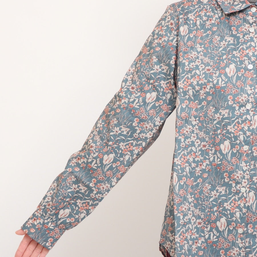 【20%OFF】【IVORYサイズ1のみ ラスト1点】24animals長袖レギュラーシャツ(2409)