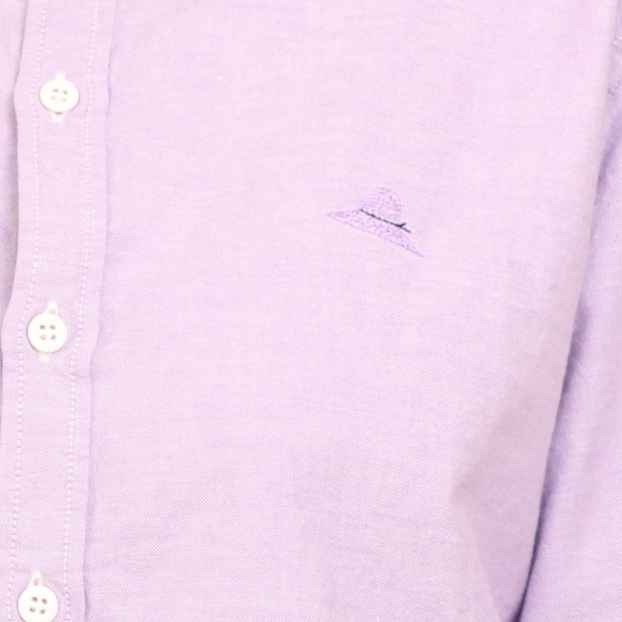 【30%OFF】【PURPLE・GRAYのみ ラスト1点ずつ】to touchオックス刺繍シャツ
