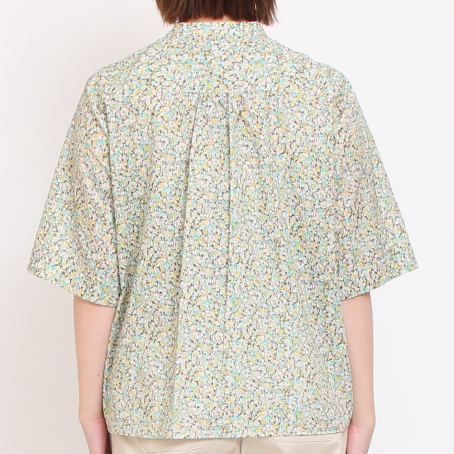【20%OFF】【YELLOW・REDのみ ラスト1点】HOKKOH LIBERTY フロントフリルシャツ(2506)