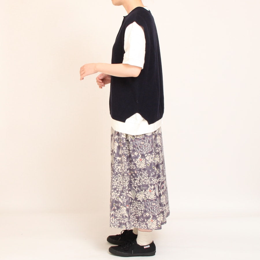 【30%OFF】【IVORYラスト1点】Mao medeソフトコットン2WAYベスト2508