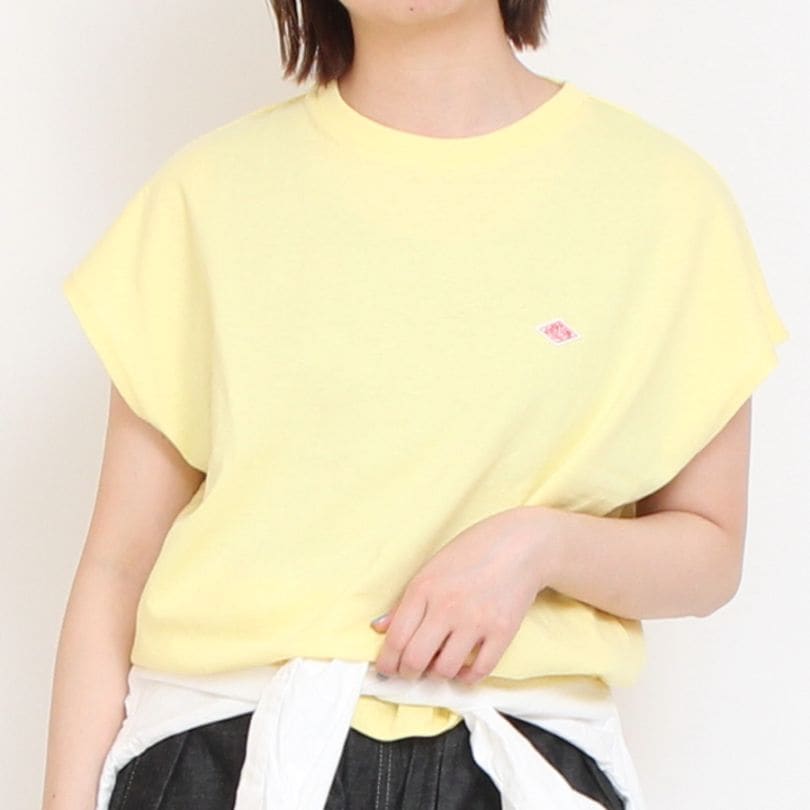 【WHITEのみ 残り僅か】DANTON フレンチスリーブTシャツ