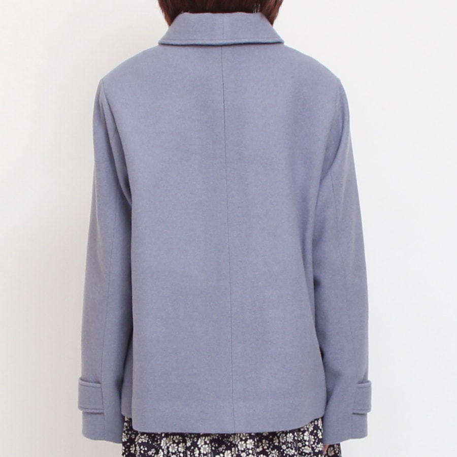 【20%OFF】【BLACKのみ ラスト1点】裏リバティショールカラージャケット(2410)