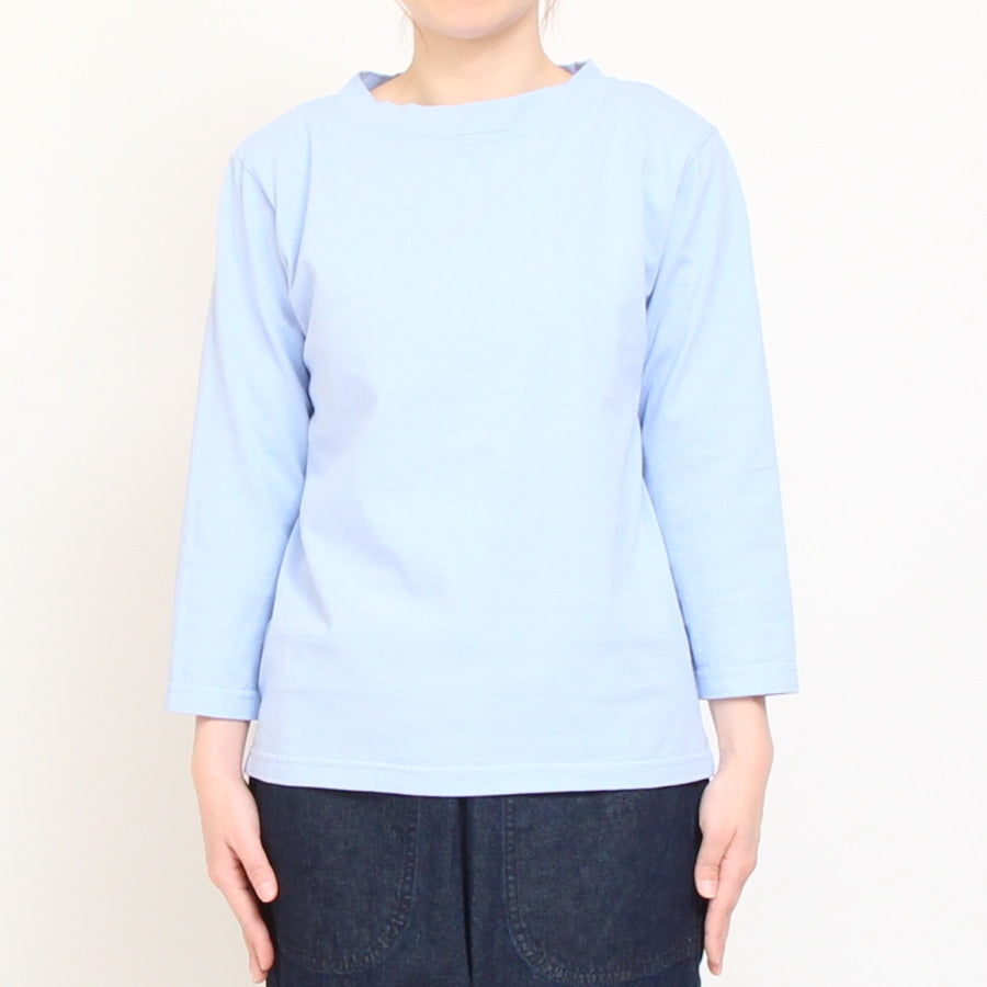 【BLACKのみ】Lim home7分袖ハイネックTシャツ
