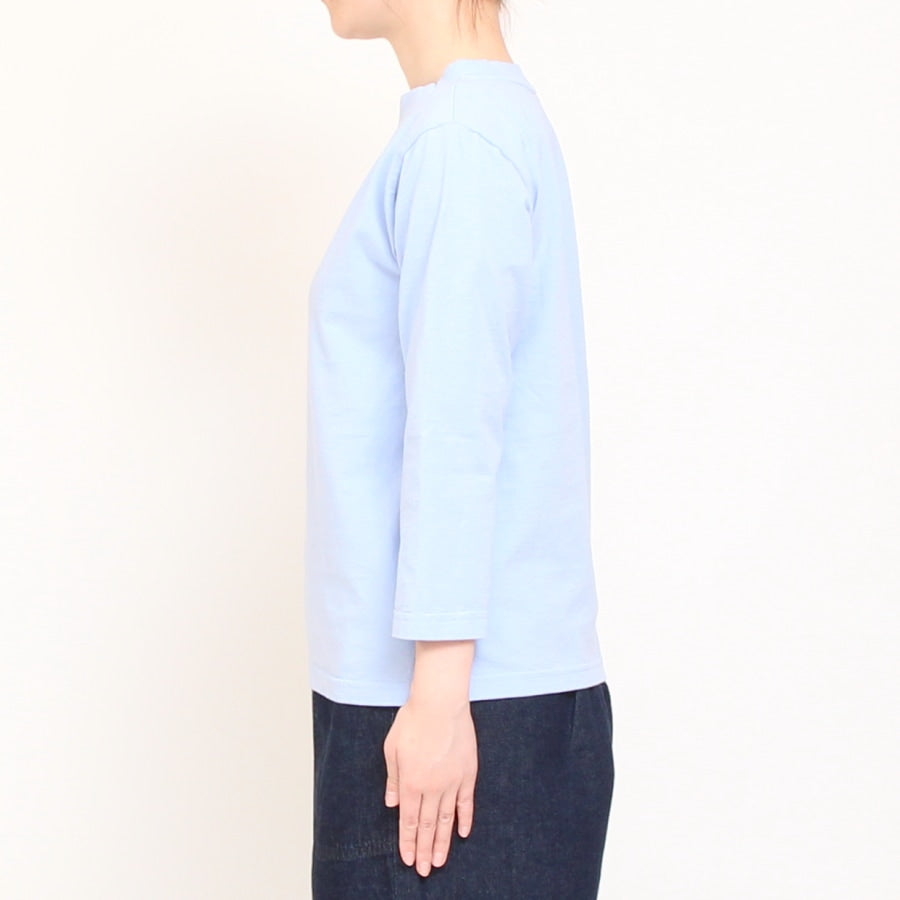【BLACKのみ】Lim home7分袖ハイネックTシャツ