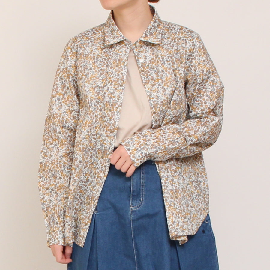 【20%OFF】【YELLOWのみ ラスト1点ずつ】リバティ長袖レギュラーシャツ(2503)
