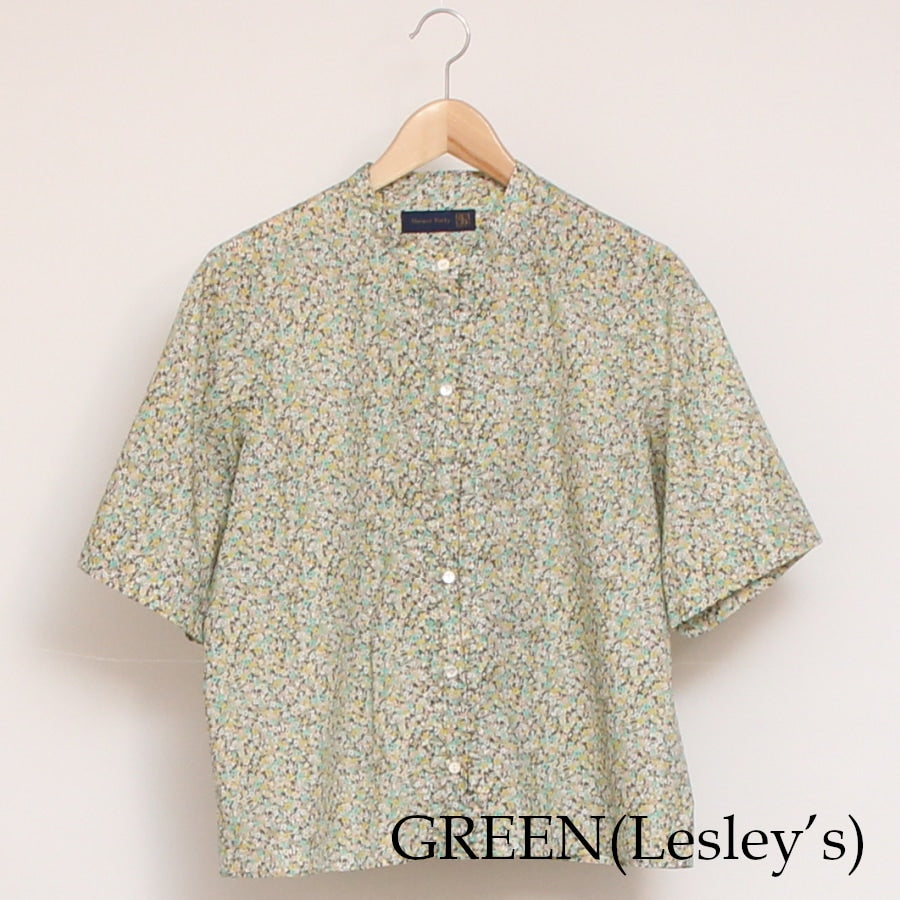 【20%OFF】【YELLOW・REDのみ ラスト1点】HOKKOH LIBERTY フロントフリルシャツ(2506)