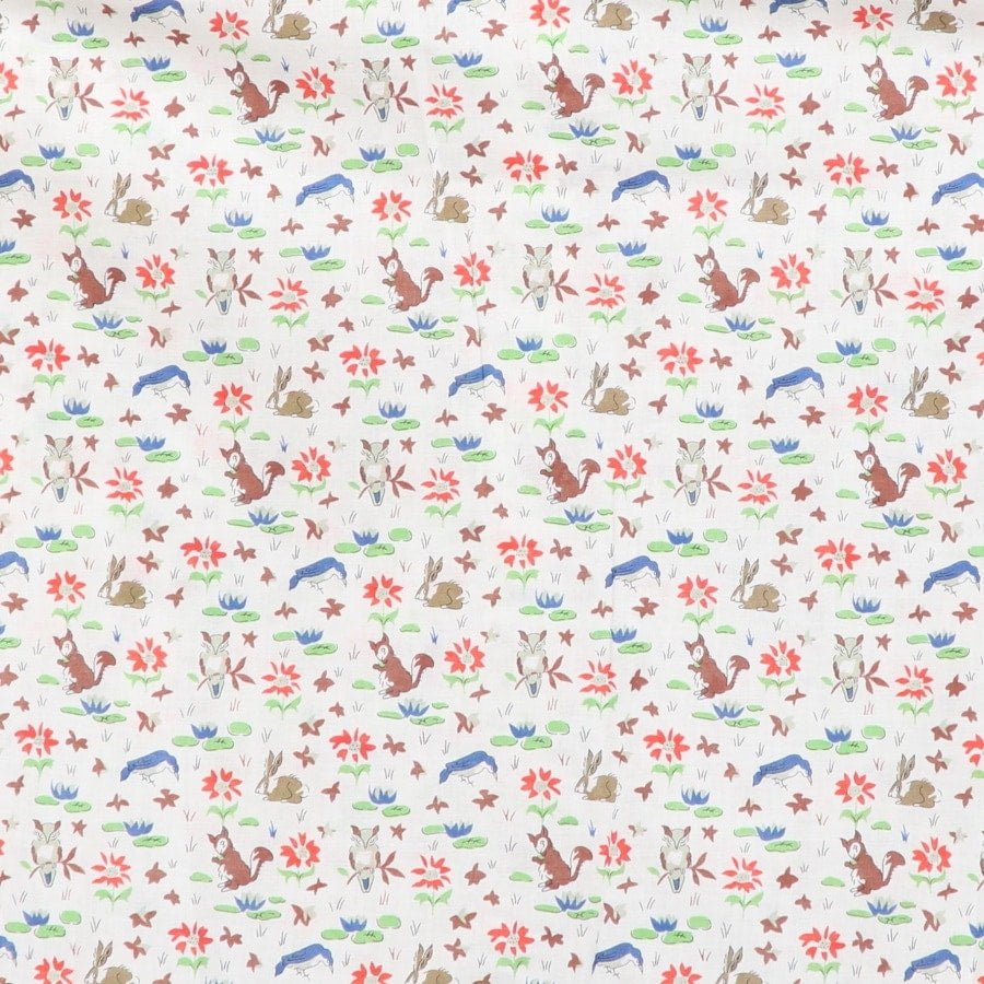 【20%OFF】【WHITEのみ ラスト1点】HOKKOH LIBERTY 比翼ギャザーシャツ(2506)