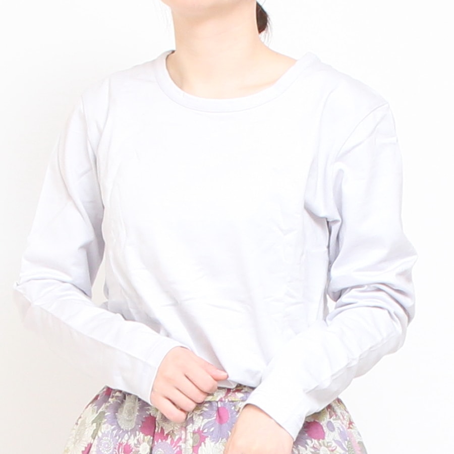 【GRAY・ROYALラスト1点ずつ】NARU無地長袖ロングTシャツ
