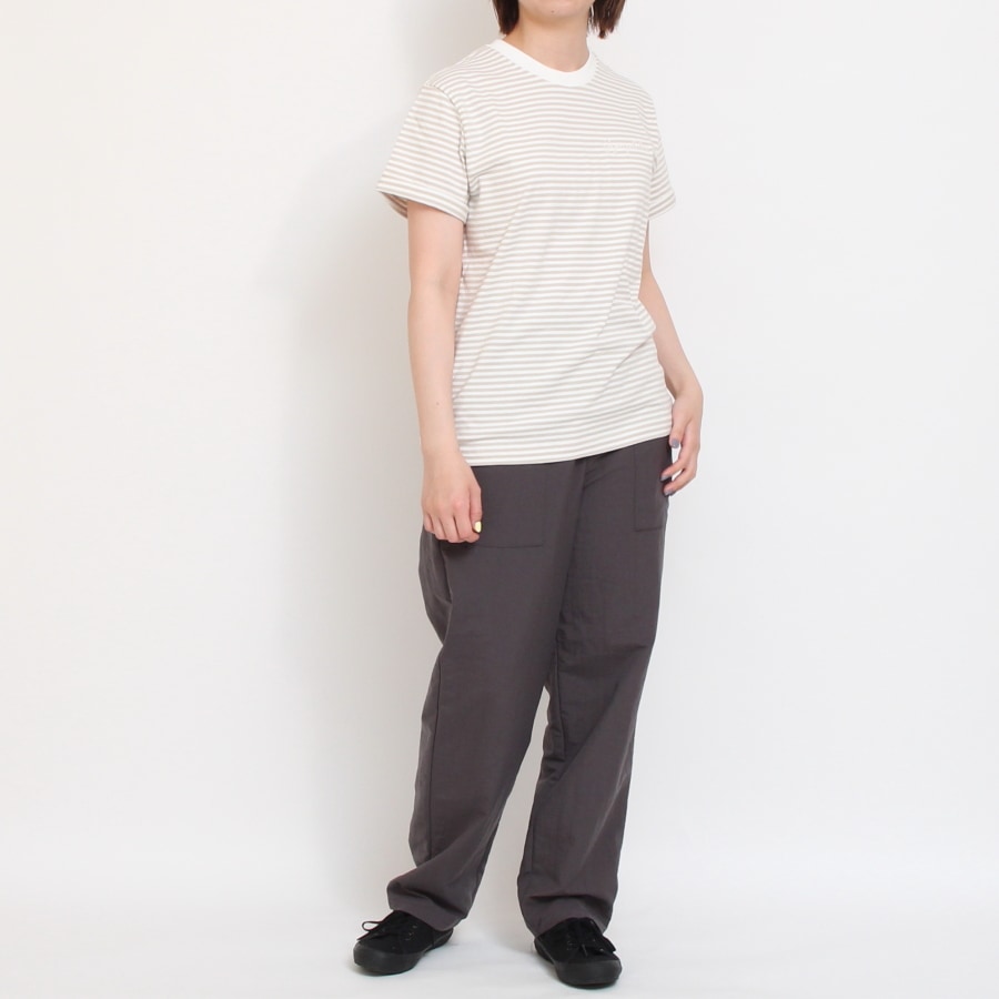 【WHITEラスト1点】GYMPHLEXロゴ刺繍Tシャツ