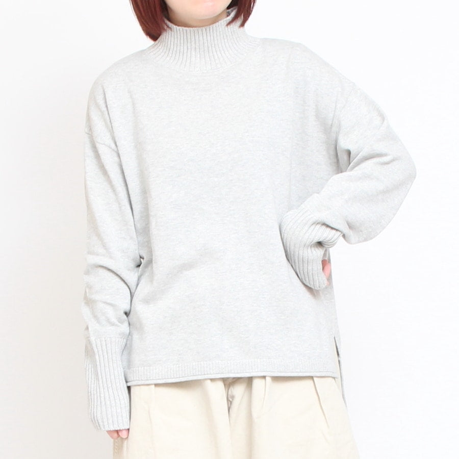 【MINTのみ】mao madeソフトコットンハイネックプルオーバー(2411)