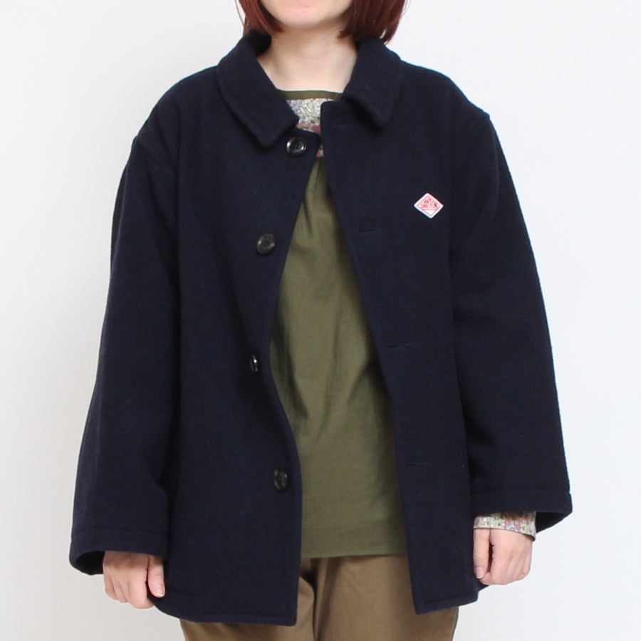 【再値下げ・40%OFF】【NAVYのみ ラスト1点】DANTONウールパイルステンカラージャケット24