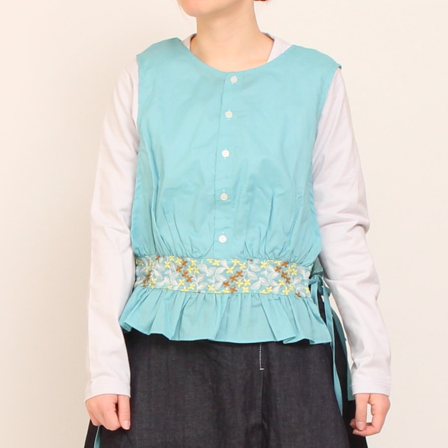 【30%OFF】NARUフラワー刺繍2WAYベスト
