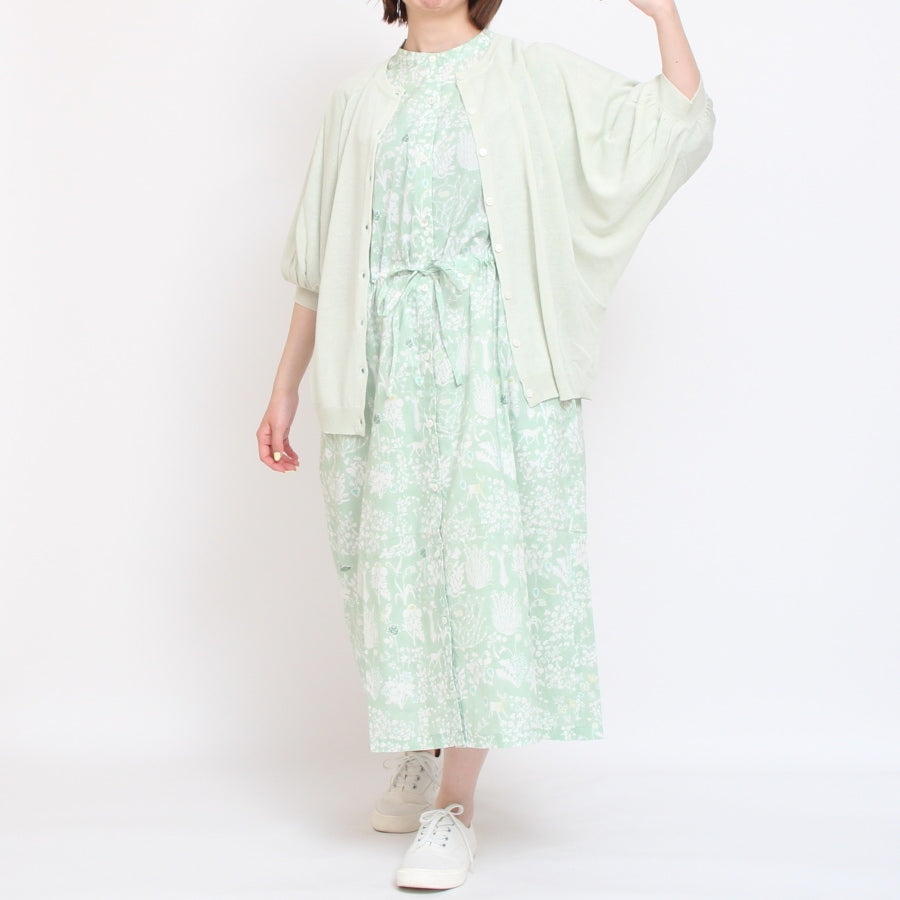 【40%OFF】【SAXラスト1点】mao made 前後2WAYドルマンカーディガン(2506)
