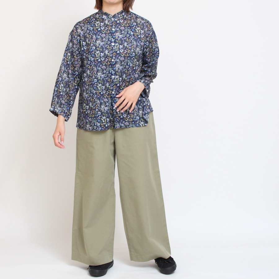 Pont de Chalons コットンテンセルストレートパンツ(2507)