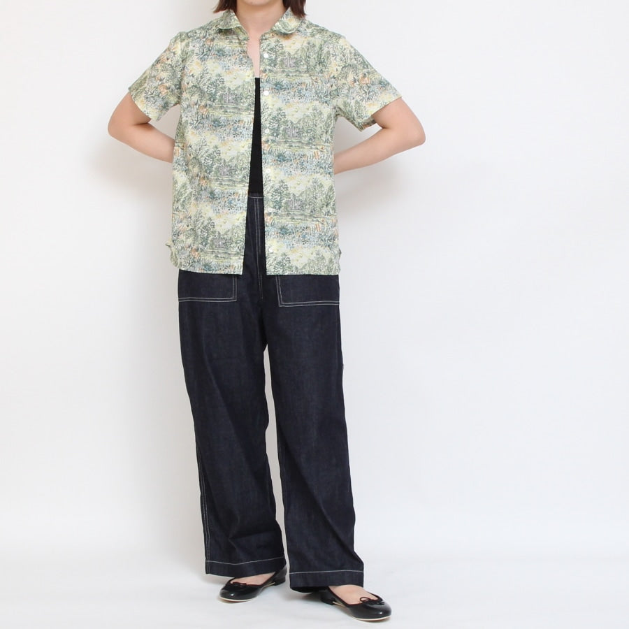 【20%OFF】【GREEN・NAVYラスト1点ずつ】リバティ半袖レギュラーシャツ(2507)