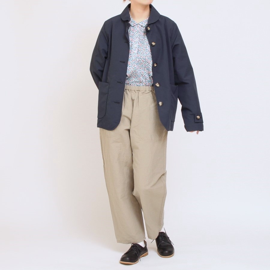 【30%OFF】【NAVYのみ 残り僅か】裏リバティショールカラージャケット(2502)