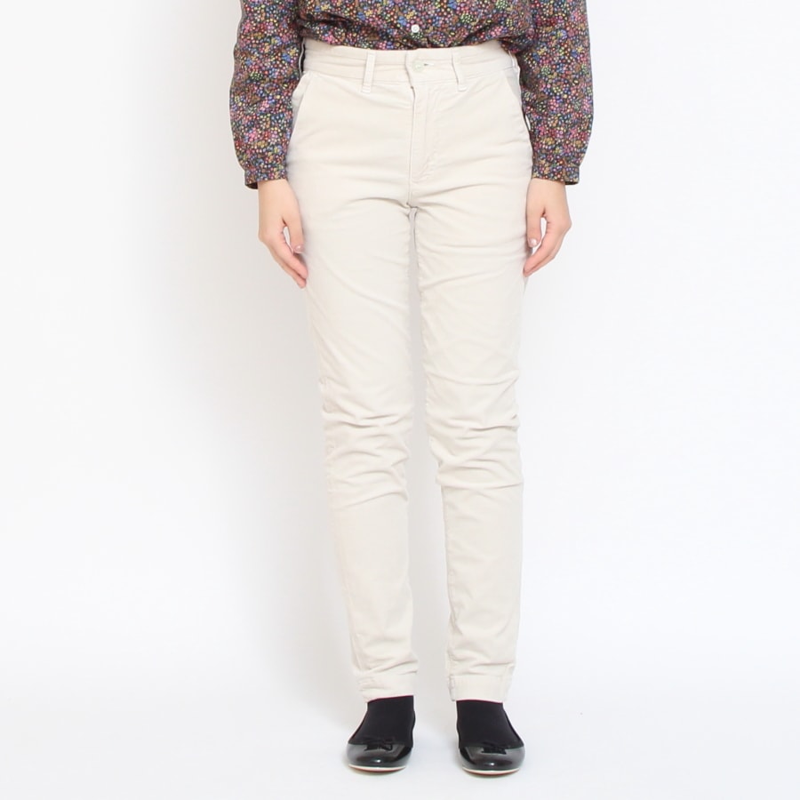 【30%OFF】【NAVY残り僅か】D.M.Gコーデュロイスリムトラウザーパンツ