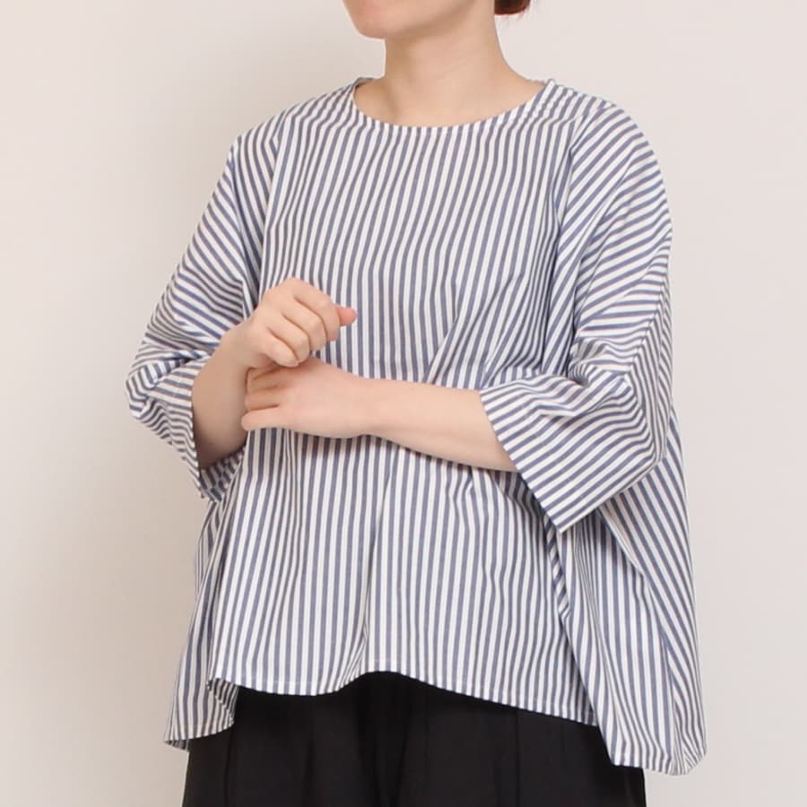 【50%OFF】NARU綿麻タイプライタープルオーバー