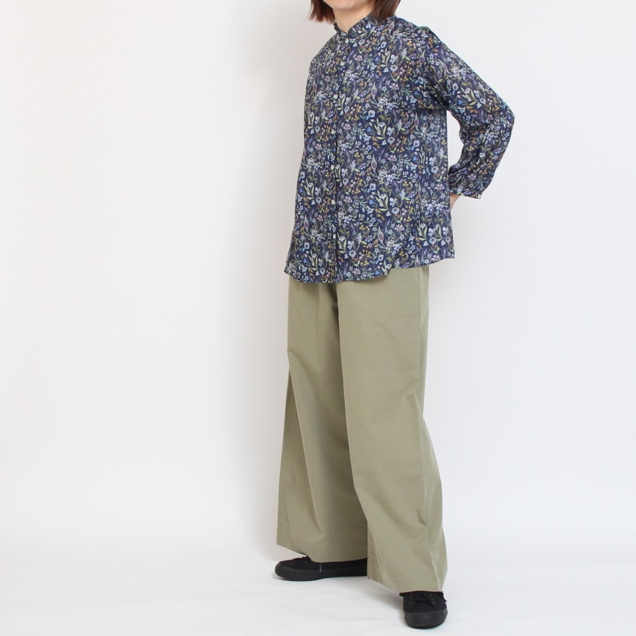 Pont de Chalons コットンテンセルストレートパンツ(2507)