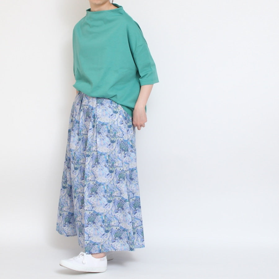 【GREENのみ 残り僅か】NARU5分袖ボトルネックプルオーバー24