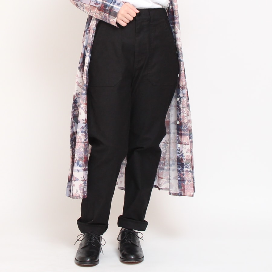 【残り僅か】D.M.Gバックサテンレグレットベーカーパンツ