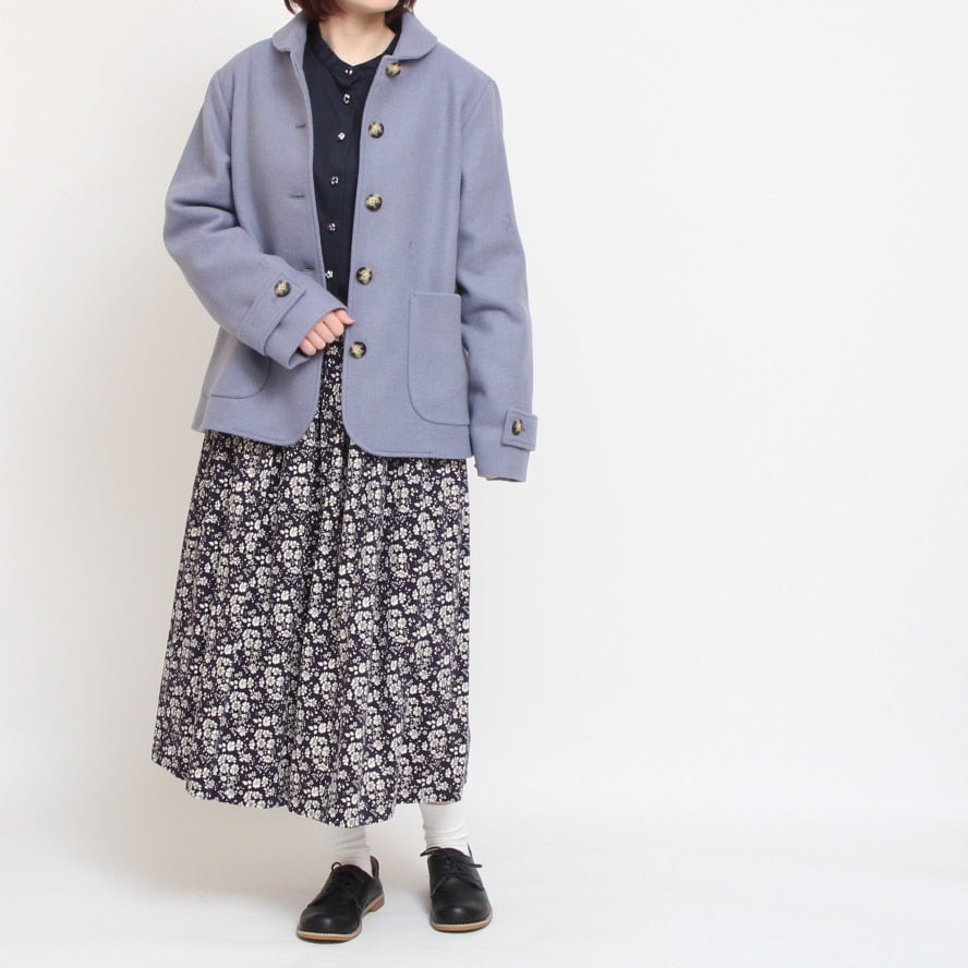 【20%OFF】【BLACKのみ ラスト1点】裏リバティショールカラージャケット(2410)