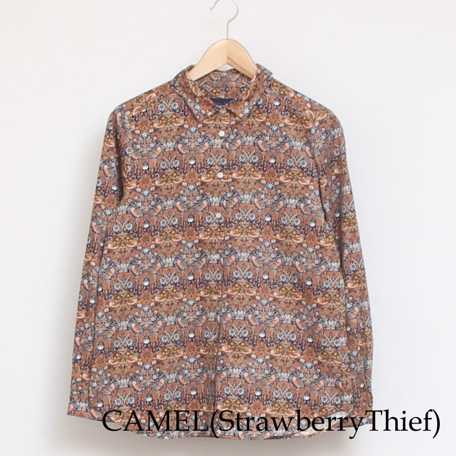 【20%OFF】【CAMELのみ ラスト1点】コーデュロイLIBERTYボックスレギュラーシャツ(2411)