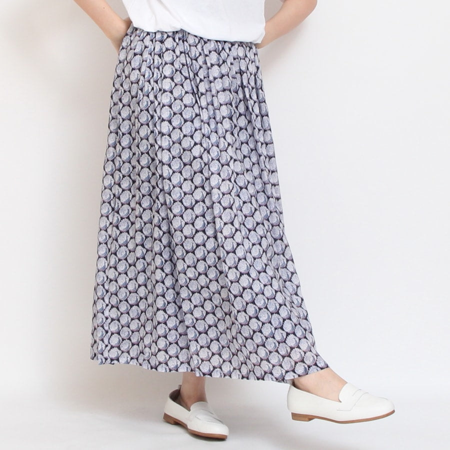 【PURPLE・BLACKのみ ラスト1点ずつ】シルフローンLIBERTYギャザースカート85cm(2507)