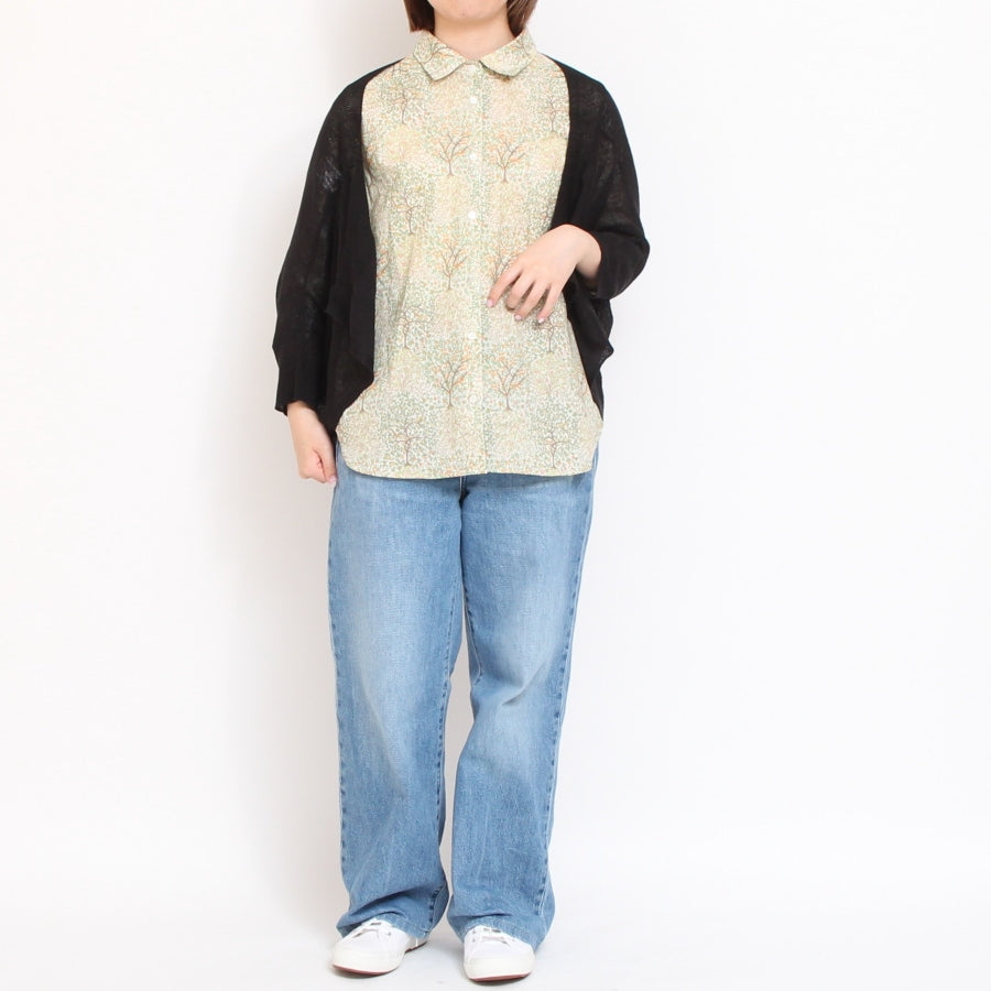 【20%OFF】【残り僅か】HOKKOH 7分袖レギュラーシャツ(2506)